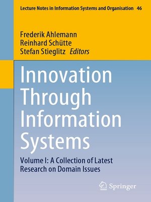 cover image of Innovation Through Information Systems